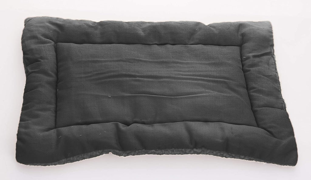Crate Pad Comfy Cushion Ultra Soft Breathable Puppy Bed Crate Mat - Safe Bed for Dogs, Cats - Lightweight Nap Pad for Dog Kennels and Pet Carriers - 30" Length -Grey