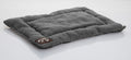 Crate Pad Comfy Cushion Ultra Soft Breathable Puppy Bed Crate Mat - Safe Bed for Dogs, Cats - Lightweight Nap Pad for Dog Kennels and Pet Carriers - 30" Length -Grey